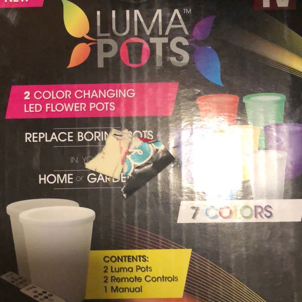 LED garden pots - Luma pots